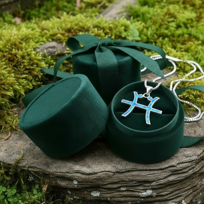 Z ARRON DESIGN Serenity Moonstone kobbertråd vedhæng halskæde