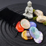 Don't Worry Stones Chakra Set + Sac Velours