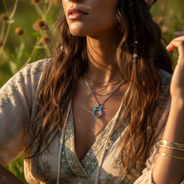 Z ARRON DESIGN Serenity Moonstone kobbertråd vedhæng halskæde