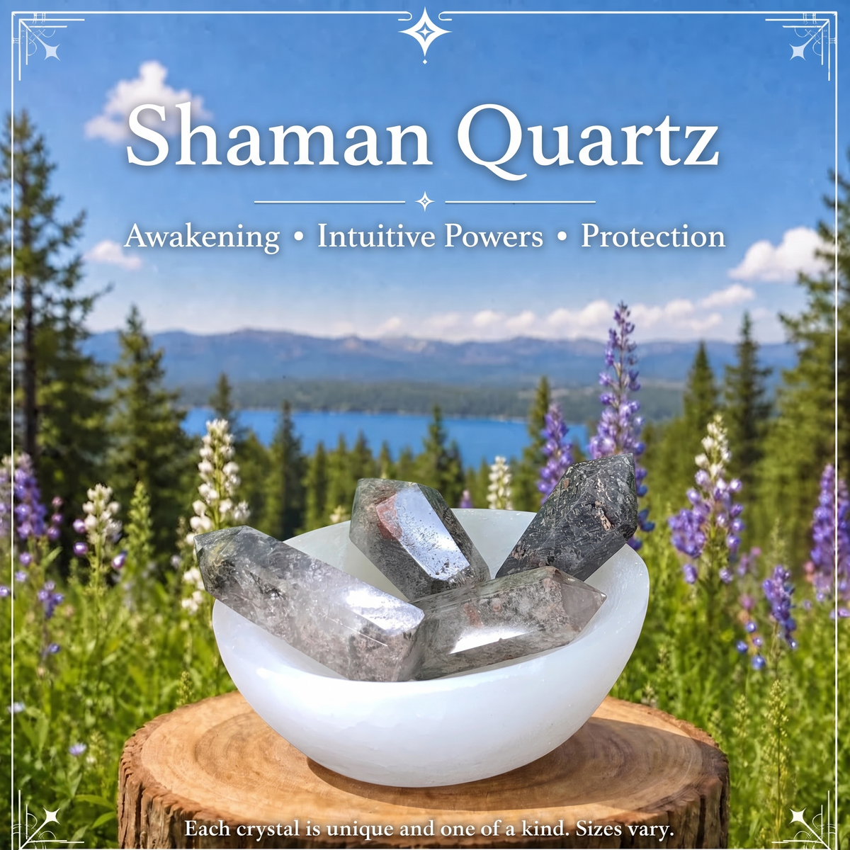 Cristaux de quartz chaman