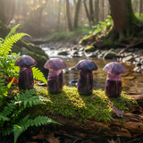 20-stykki sveppir gimsteinasett