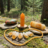 Ogrlica z obeskom iz bakrene žice Z ARRON DESIGN Serenity Moonstone