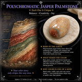 Polykromatisk Jaspis palmesten