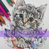 Crystal Cat (Prentable Wall Art)