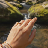 Z ARRON DESIGN Serenity Moonstone Koparvír Hengiskraut Hálsmen