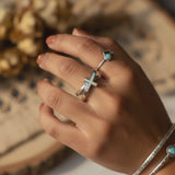 Z ARRON DESIGN Serenity Moonstone kobbertråd vedhæng halskæde