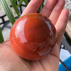 Red Jasper Sphere - sphere