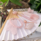 7 PC Rose Quartz Beauty - The Ultimate Self-Care Collection