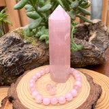 3 Piece Rose Quartz Set