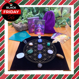 Black Friday -🌙 Sacred Feminine Awakening Oracle Deck & 13 Crystal Companion Set