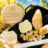 Citrine Abundance kristalpokasett