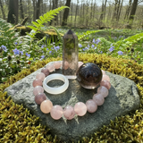 Z ARRON DESIGN Serenity Moonstone kobbertråd vedhæng halskæde