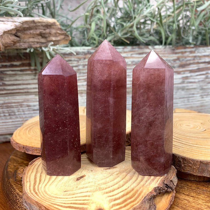 Strawberry Quartz Point