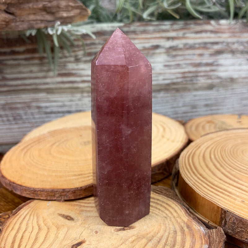 Strawberry Quartz Point