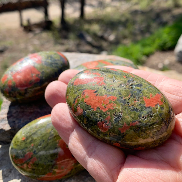 Unakite Palmstone