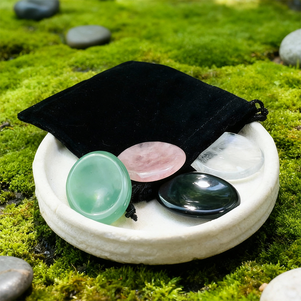 Don't Worry Stones Power Set + pochette en velours