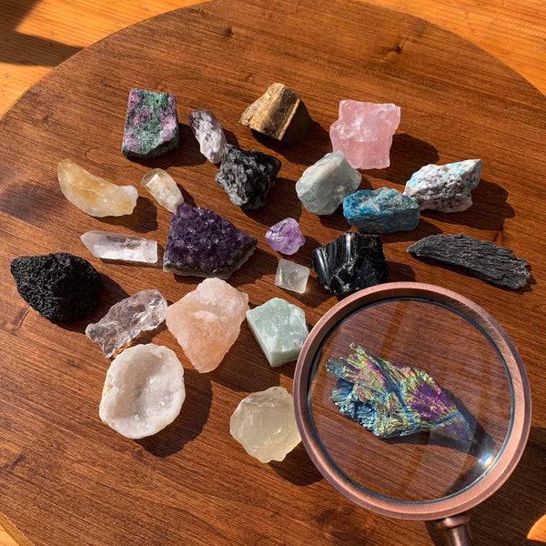 23-Piece Natural Crystals Collectors Kit